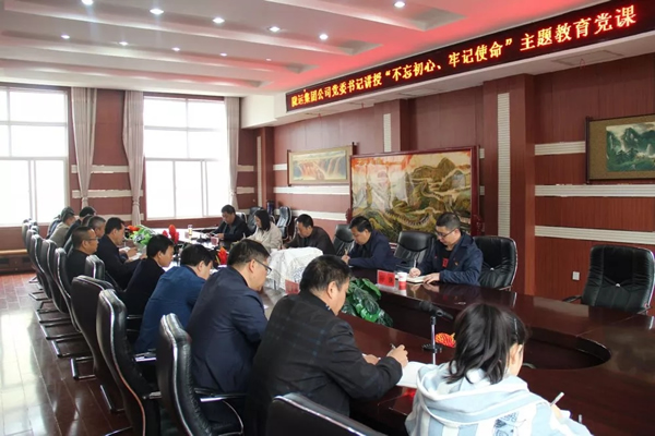 隴運(yùn)集團(tuán)公司召開(kāi)“不忘初心、牢記使命”主題教育專(zhuān)題黨課