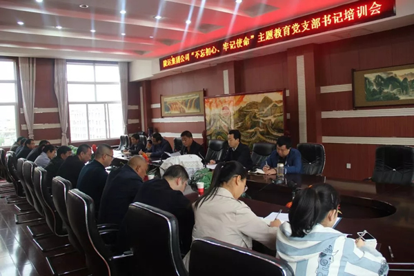 隴運集團公司召開“不忘初心、牢記使命”主題教育黨支部書記培訓