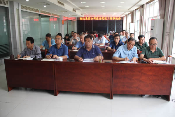 隴運集團公司黨委召開黨建工作